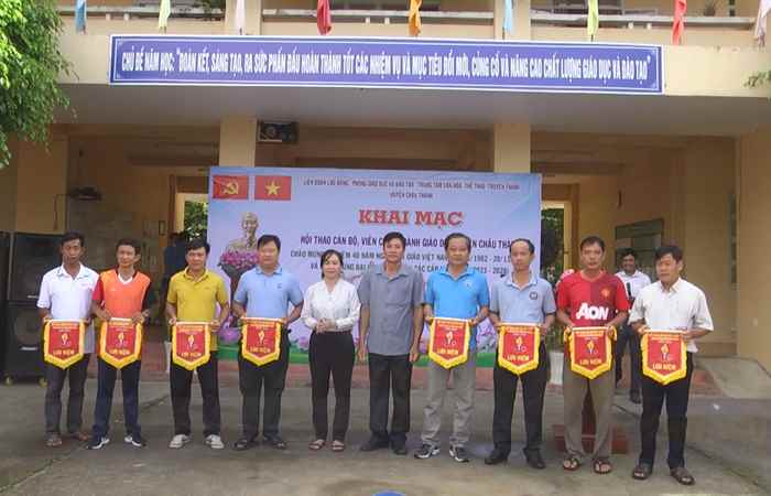 Châu Thành tổ chức Hội thao cán bộ, viên chức ngành Giáo dục